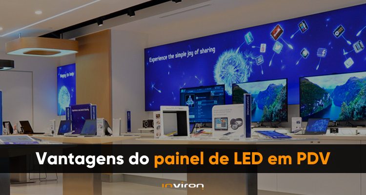 Painel de LED em PDV