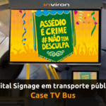 Digital signage em transporte público