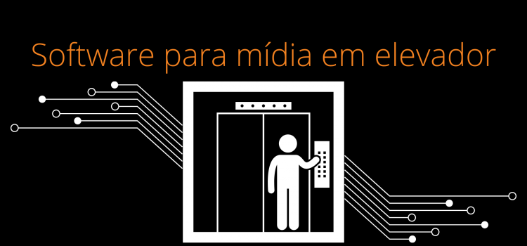 Software para mídia em elevador