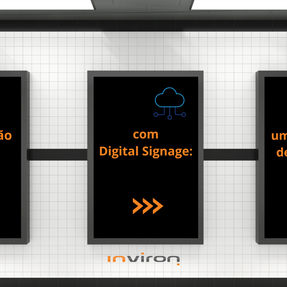 Comunicação digital com Digital Signage